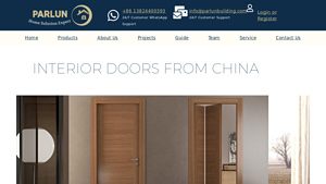 Buy Interior Doors From China - Parlun - interior door supplier china