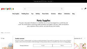 Complete Party Supplies | Shop Tableware, Decor & Accessories Online ... - party city supplier