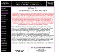 The Pinball Resource - machine parts suppliers