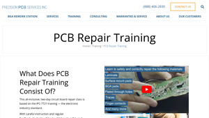 PCB Repair Training Course | Precision PCB Services - electronic board repair