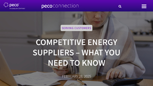 Competitive Energy Suppliers - What You Need to Know - electric generation supplier