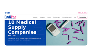 List of top 10 Medical Supply Companies - pedistat.com - medical supplier companies