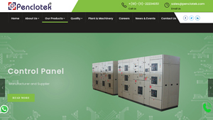 Penclotek Panels Private Limited, Electrical Control Panel ... - electrical control panel manufacturers
