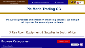 X-Ray Equipment & Supplies in South Africa - Pie Marie Trading ... - x ray machine supplier