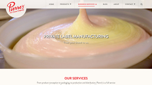 Private Label Manufacturing - Pierre's Ice Cream - yogurt ice cream supplier