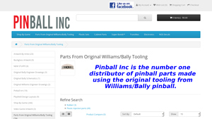 Original New Parts - Pinball Inc - pinball machine supplier