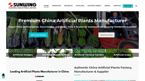Leading China Artificial Plants Factory, Manufacturer & Supplier - artificial plant supplier