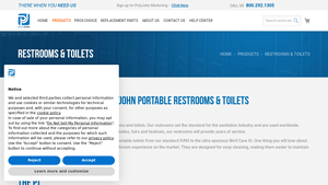 Restrooms & Toilets - PRODUCTS - PolyJohn - portable toilet supplier