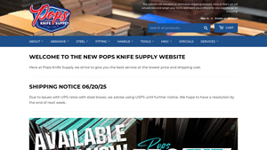 Pop's Knife Supplies | Knife Making Supplies at Great Prices - knife making supplier