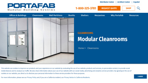 Modular Cleanrooms & Custom Cleanroom Manufacturer - PortaFab - modular clean room supplier