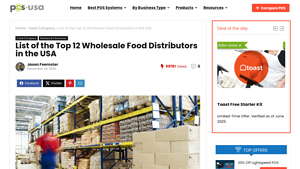 List of Top 12 Wholesale Food Distributors in the USA (2025) - POSUSA.com - food supplier