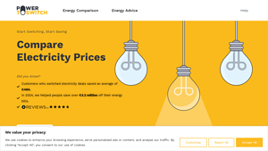 Compare Electricity Prices - Power To Switch - electric supplier comparison