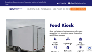 Prefab Food Kiosk For Sale Philippines | Price & Specifications - food stall supplier