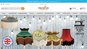 Premier Lampshades - Handmade Bespoke Lampshades - lamp shade supplier