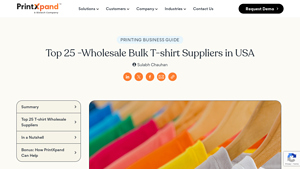 Top 25 -Wholesale Bulk T-shirt Suppliers in USA - PrintXpand - shirt supplier t shirt wholesale