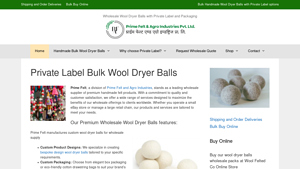 Wool Dryer Balls with Private Labeling - wool dryer balls supplier