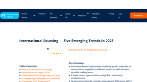 International Sourcing — Five Emerging Trends In 2025 - global supplier