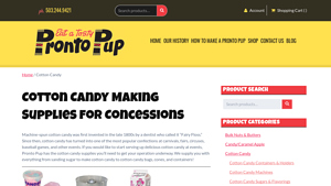 Cotton Candy Supplies - Flossugar & Sanding Sugar for Sale | Pronto Pup Co. - cotton candy supplier