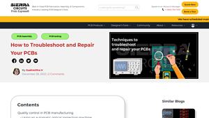 How to Troubleshoot and Repair Your PCB | Sierra Circuits - electronic board repair
