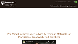 Pro Wood Finishes - Stains, Coatings, and Supplies for Professional ... - finishing materials supplier