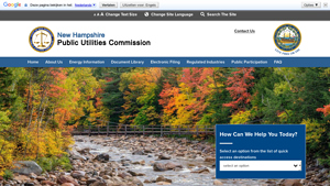 Welcome | NH Public Utilities Commission - nh electric supplier rates