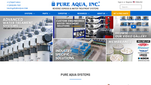 Industrial, Commercial RO & Water Treatment Systems | Pure Aqua, Inc. - water filtration supplier