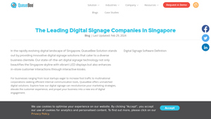 6 Best Digital Signage Companies in Singapore in 2024 - digital signage supplier in singapore