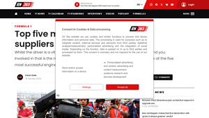 Top five most successful engine suppliers in F1 history - formula 1 engine suppliers