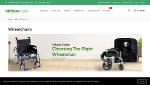 Wheelchairs - Rainbow Care - wheelchair supplier