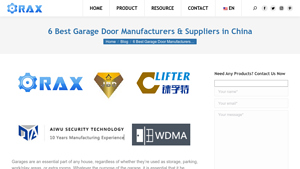6 Best Garage Door Manufacturers & Suppliers in China - electric garage door supplier china