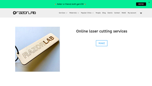 Online Laser Cutting Services & Engraving UK - RazorLAB - laser cutter service