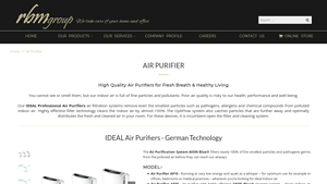 Air Purifier - RBM Group Malaysia - air purifier supplier