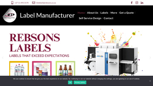Label Manufacturer - Self Adhesive Labels | Rebsons Labels - labels supplier