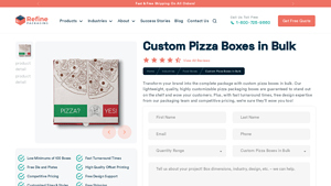 Custom Pizza Boxes in Bulk - Refine Packaging - pizza box supplier