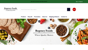 Regency Foods | London Wholesale Food Suppliers - food supplier for restaurant