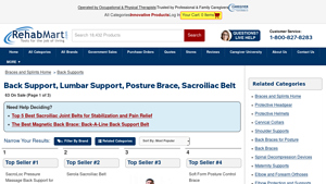 Back Supports | Posture Braces | Back Support Belts | Lumbar Supports ... - medical back brace supplier