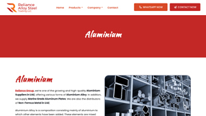 Aluminium Suppliers in UAE - Reliance Group, Dubai | Sharjah | Abu Dhabi - aluminium metal suppliers