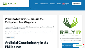 Where to buy artificial grass in the Philippines- Top 5 Suppliers - artificial turf supplier