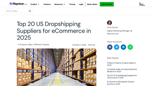 Top 20 US Dropshipping Suppliers for eCommerce in 2025 - Repricer - drop shipping us suppliers