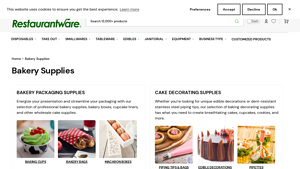 Bakery Supplies | Baking Supplies | Wholesale & Bulk - Restaurantware - wholesale baking suppliers