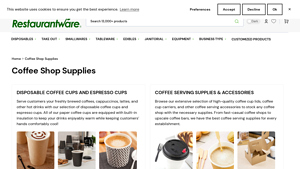 Coffee Shop Supplies | Barista Supplies | Wholesale & Bulk - Restaurantware - wholesale coffee suppliers