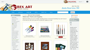 Watercolor Paints and Supplies - Rex Art - watercolour paint suppliers