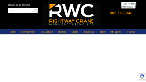 Ontario Overhead Cranes - Rightway Crane & Manufacturing Ltd. - overhead crane supplier