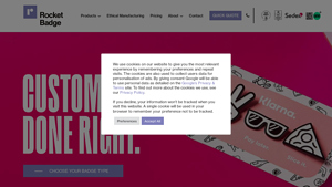 Custom Badges, Enamel Pins, Personalised Designs | #1 UK Makers - enamel pin supplier