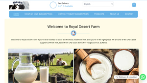 Royal Desert Farm | Milk Supplier Dubai | Organic Sea Food Near Me - dairy supplier