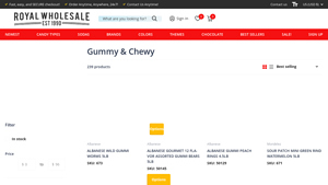 Bulk Gummy Candies | Gummy Chewy Candy Online Wholesale - Royal Wholesale - gummy candy supplier