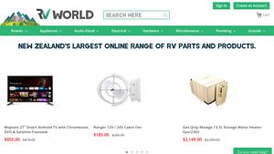 RV World - Parts, Accessories & Supplies for Caravans, Motorhomes ... - rv supplier