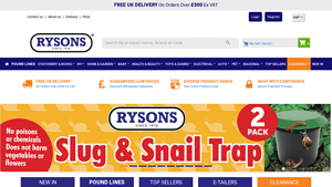 Rysons Leading UK Wholesale Suppliers | Pound Wholesale | Buy Wholesale ... - whole sale suppliers