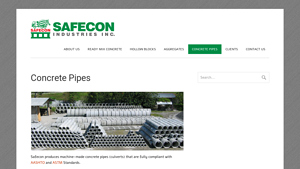 Concrete Pipes - Safecon Industries Inc. - culvert suppliers