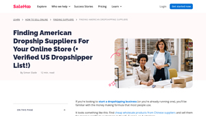 10 Best US Dropshipping Suppliers [Verified by SaleHoo] | SaleHoo - american suppliers